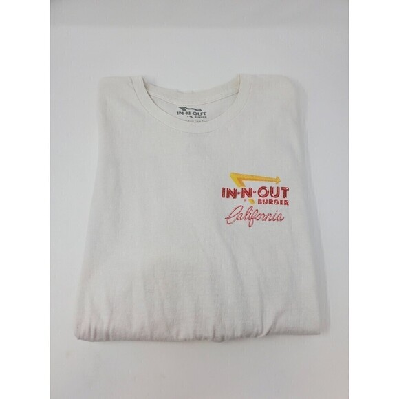 IN-N-OUT LOT OF 2 SHORT SLEEVE T-SHIRT WHITE SIZE LARGE BLACK LAS VEGAS SIZE XL - Picture 12 of 16